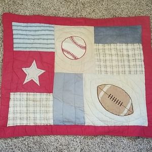 Twin quilt for boys bedroom and matching sham